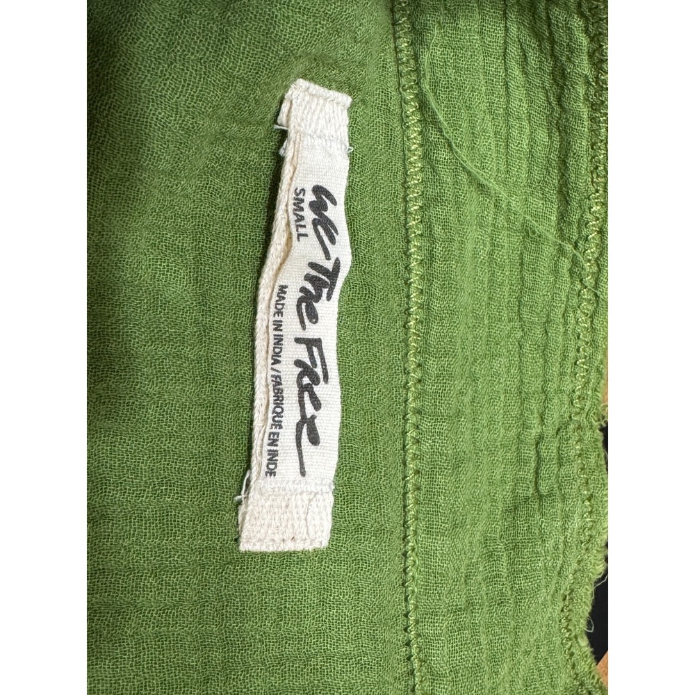 Free People - Summer Daydream Buttondown Oversized Shirt - Size Small - Picture 6 of 7